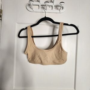 Tna beige sports bra